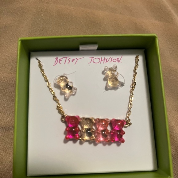 Betsey Johnson, Gummy Bear, earrings, and necklace - Picture 4 of 4